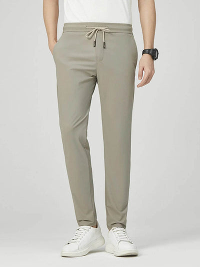 Men's Full Size Casual Drawstring Joggers Plus Size - Milan Style 
